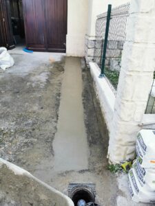 Changement réseaux eaux potable tuyaux PE NF