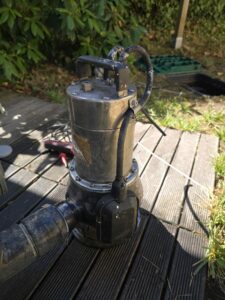Diagnostic de panne sur pompe de relevage eaux chargé