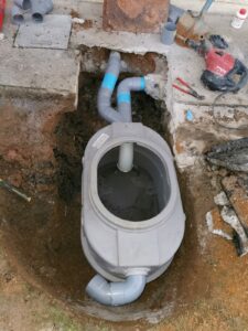 Installation bac à graisse