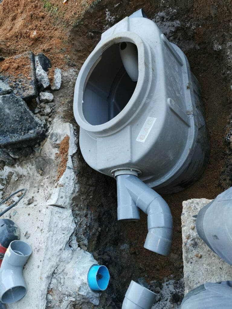 Installation bac à graisse