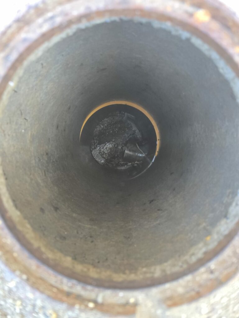 Canalisation bouchée par des racines