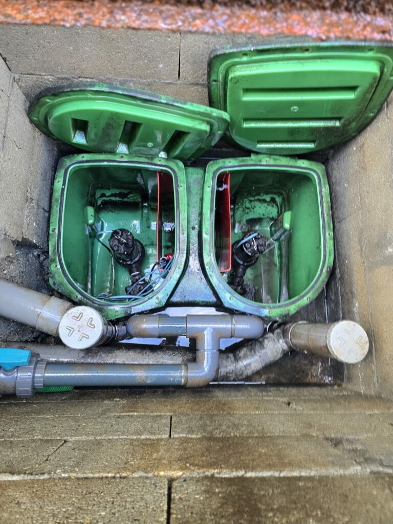 Nettoyage double pompe de relevage à Langon Nettoyage double pompe de relevage à Langon 33210