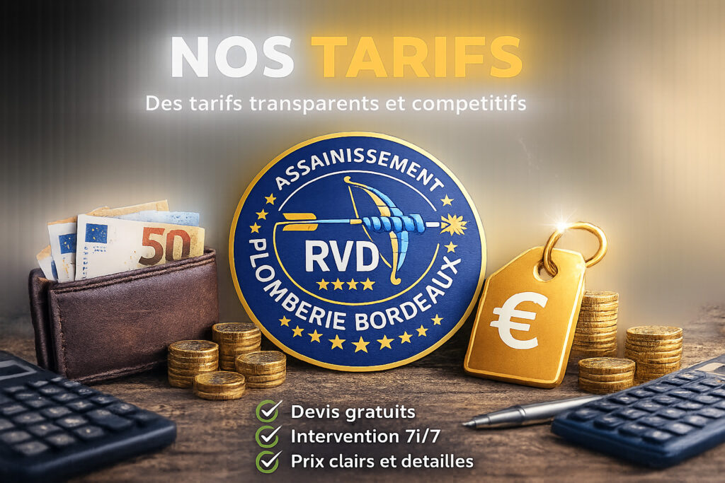 nos-tarifs notre grille tarifaire et prix débouchage canalisation