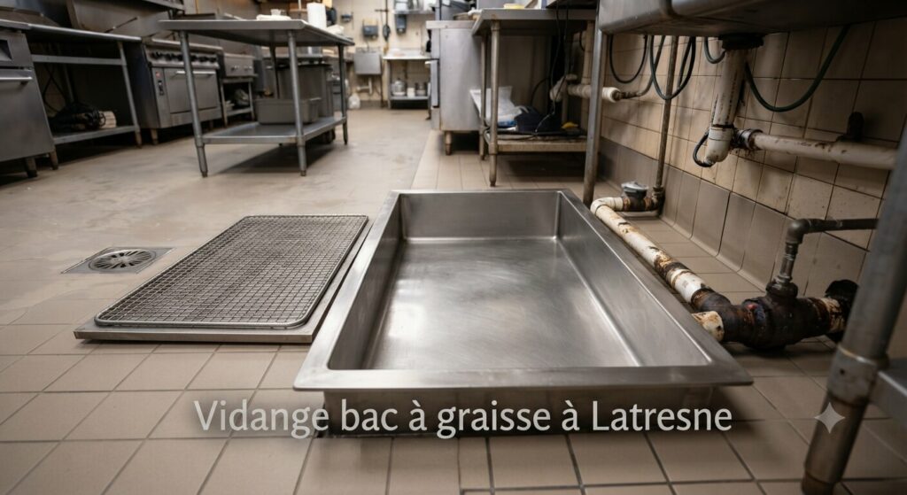 Bac à graisse après vidange à Latresne Bac à graisse après vidange à Latresne