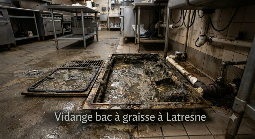 Bac à graisse avant vidange à Latresne Bac à graisse avant vidange à Latresne