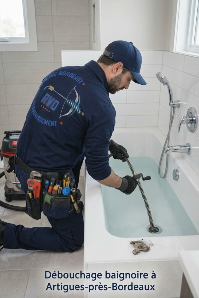 Débouchage Baignoire à Artigues près Bordeaux Débouchage Baignoire à Artigues près Bordeaux