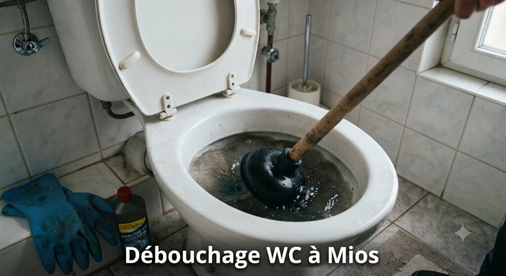 Débouchage WC à Mios Débouchage WC à Mios