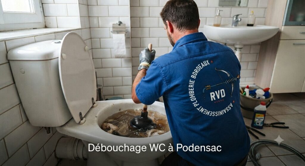 Débouchage WC à Podensac Débouchage WC à Podensac