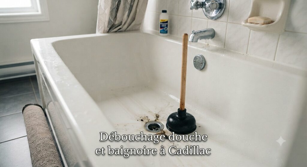 Débouchage baignoire à Cadillac Débouchage baignoire à Cadillac