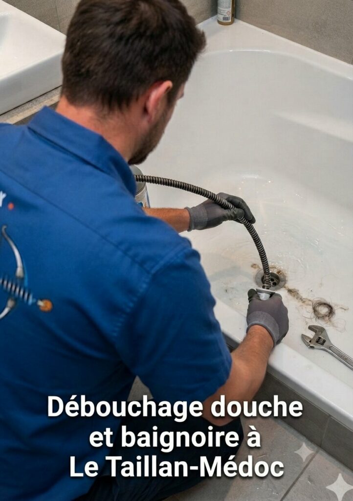 Débouchage baignoire à Le Taillan-Médoc Débouchage baignoire à Le Taillan-Médoc