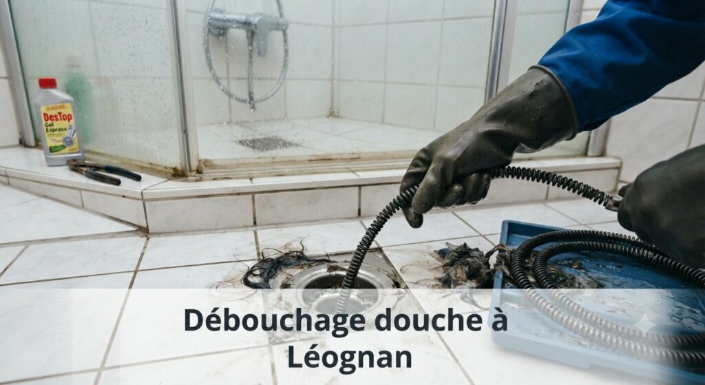 Débouchage douche à Léognan Débouchage douche à Léognan