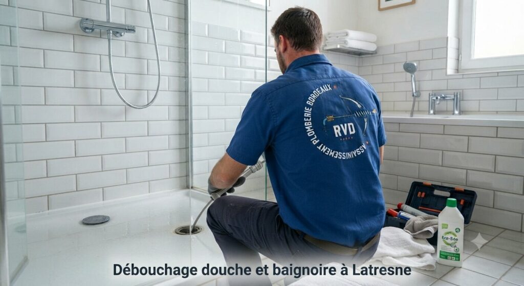 Débouchage douche et baignoire à Latresne Débouchage douche et baignoire à Latresne