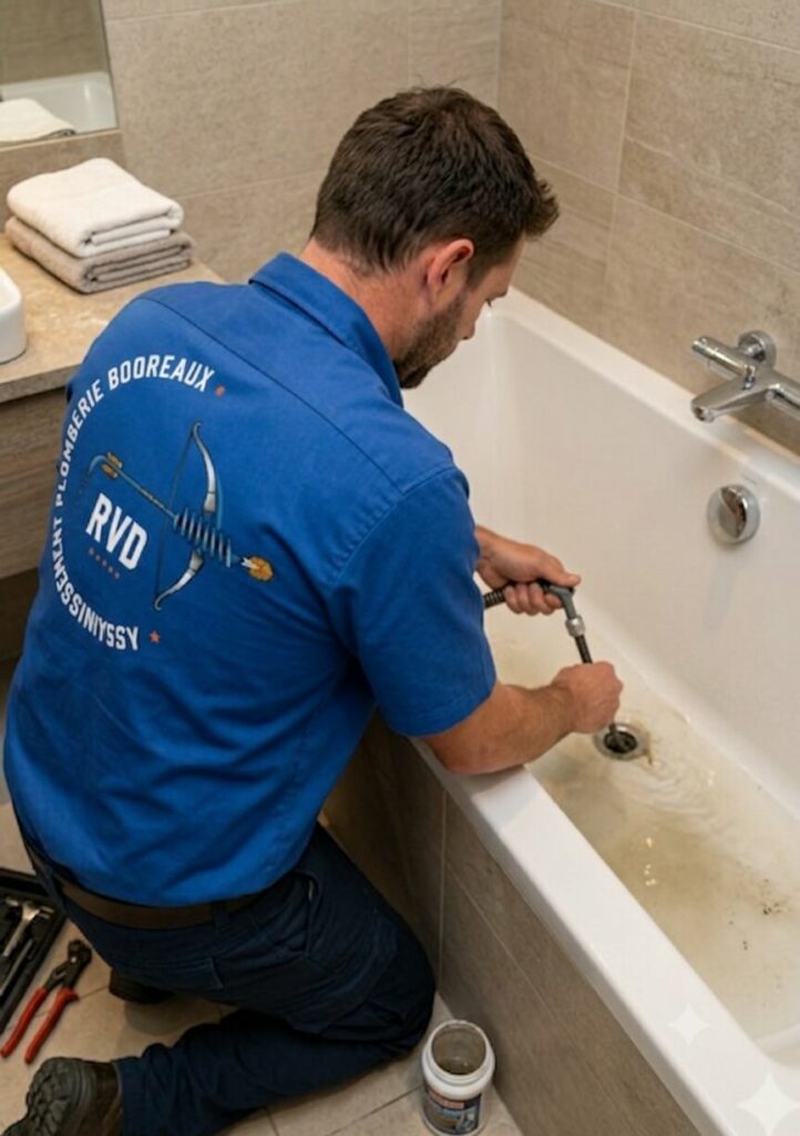 Débouchage douche et baignoire à Pessac Débouchage douche et baignoire à Pessac