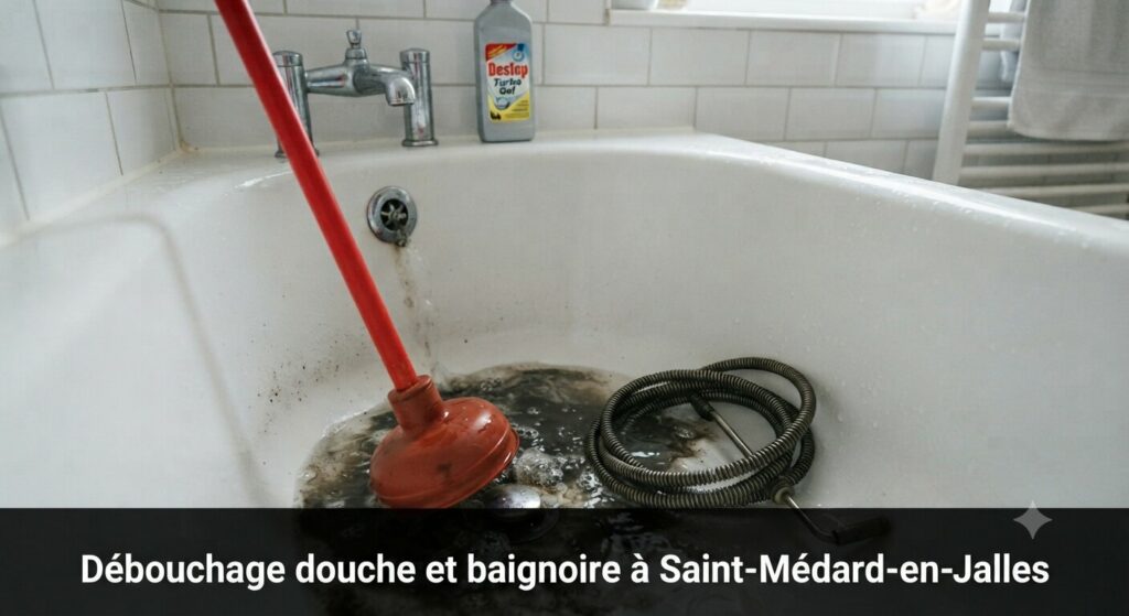 Débouchage douche et baignoire à Saint-Médard-en-Jalles Débouchage douche et baignoire à Saint-Médard-en-Jalles