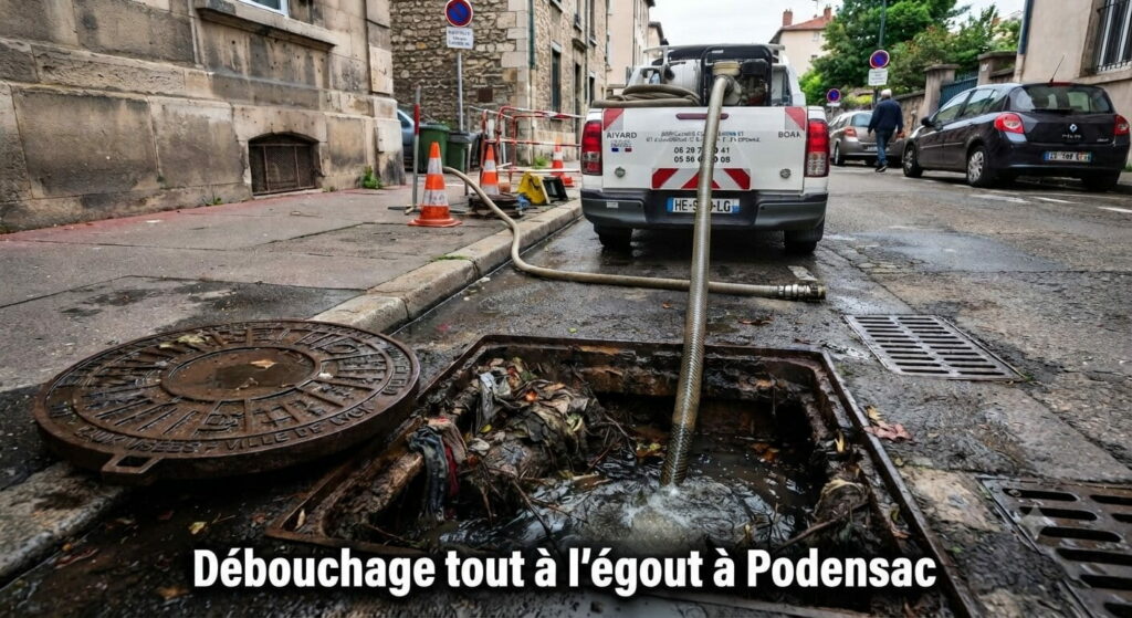 Débouchage tout à l'égout Podensac Débouchage tout à l'égout Podensac