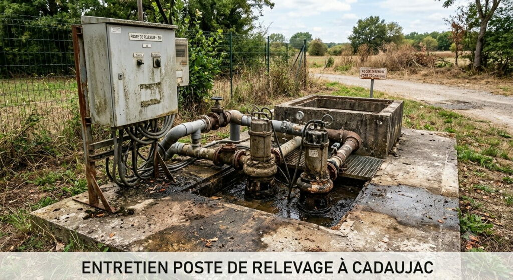 Entretien poste de relevage à Cadaujac (1) (1) Entretien poste de relevage à Cadaujac
