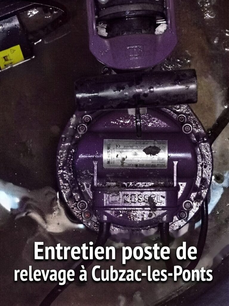 Entretien poste de relevage à Cubzac-les-Ponts Entretien poste de relevage à Cubzac-les-Ponts