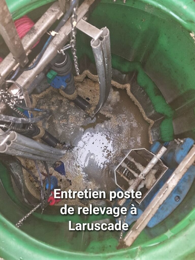 Entretien poste de relevage à Laruscade (4) Entretien poste de relevage à Laruscade