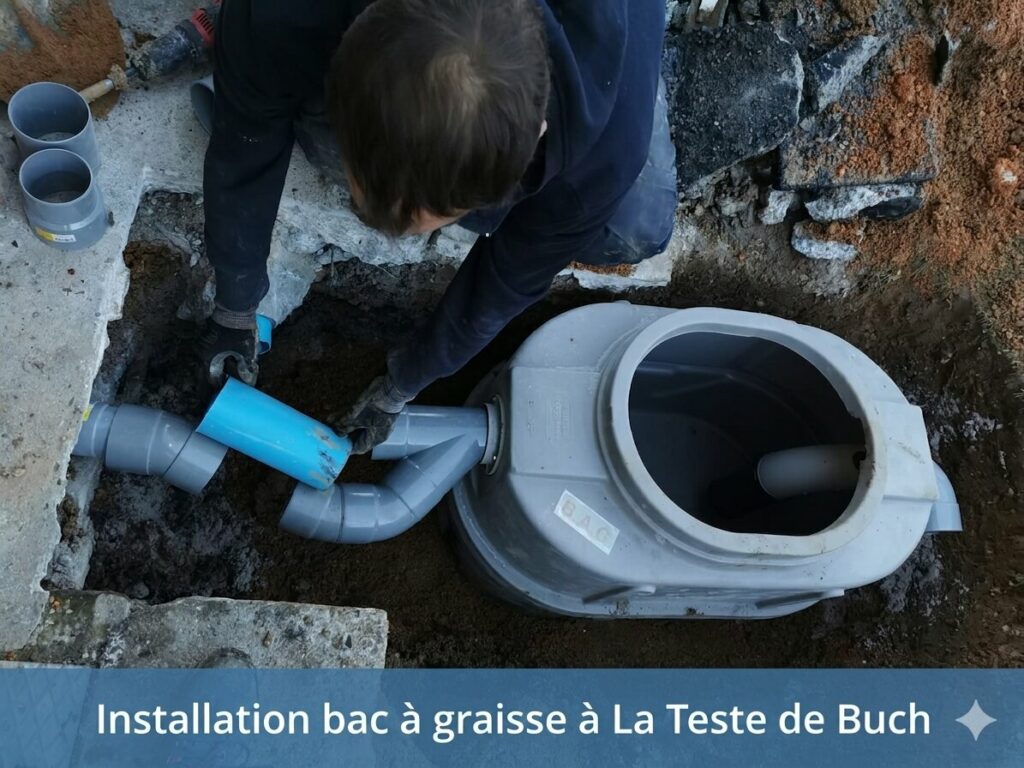 Installation bac à graisse La Teste de Buch Installation bac à graisse La Teste de Buch