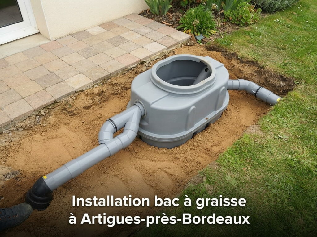 Installation bac à graisse à Artigues-près-Bordeaux Installation bac à graisse à Artigues-près-Bordeaux