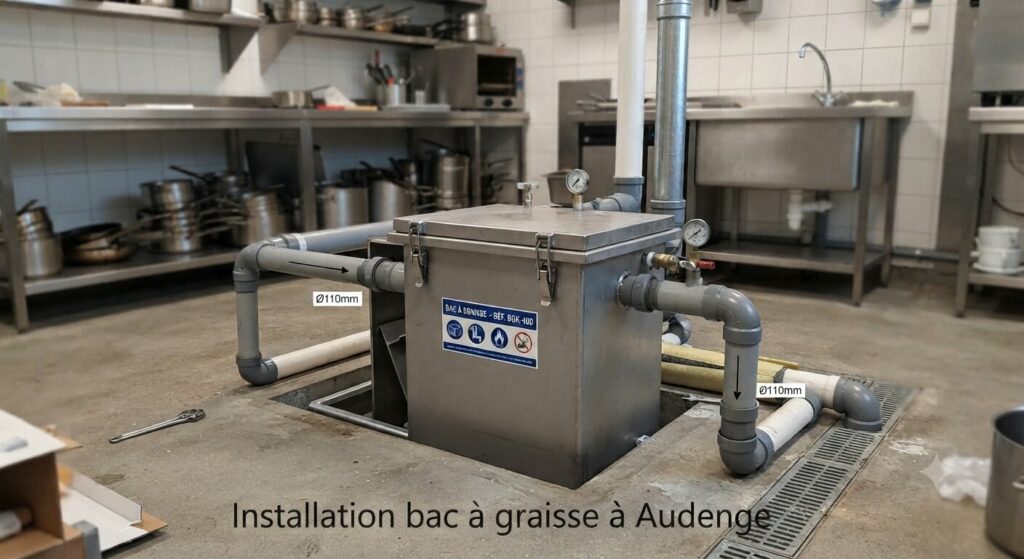 Installation bac à graisse à Audenge Installation bac à graisse à Audenge