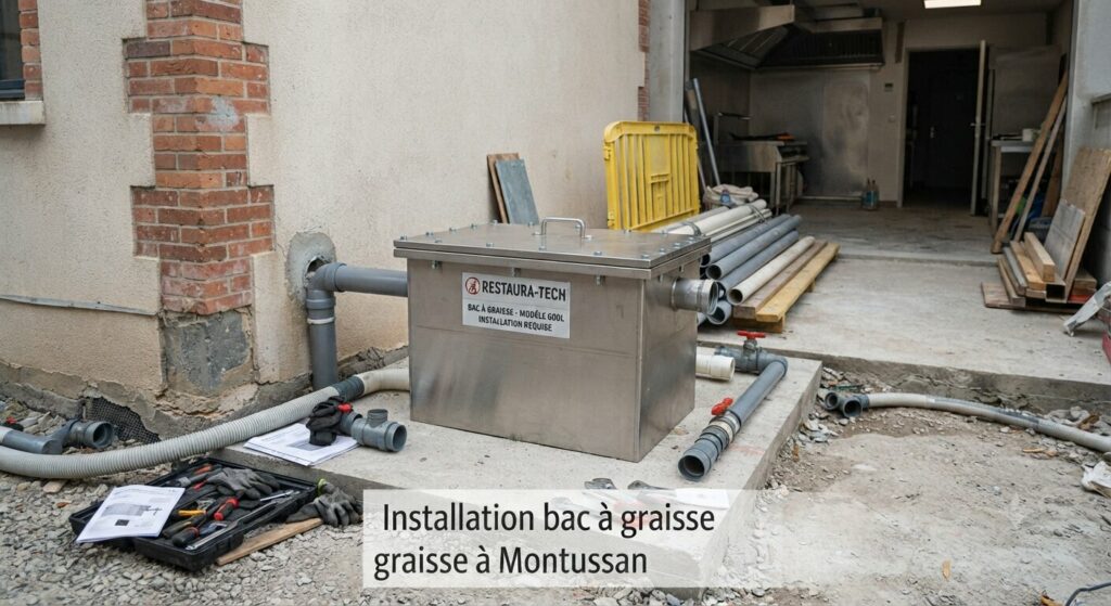 Installation bac à graisse à Montussan Installation bac à graisse à Montussan