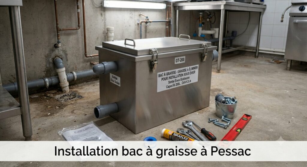Installation bac à graisse à Pessac Installation bac à graisse à Pessac