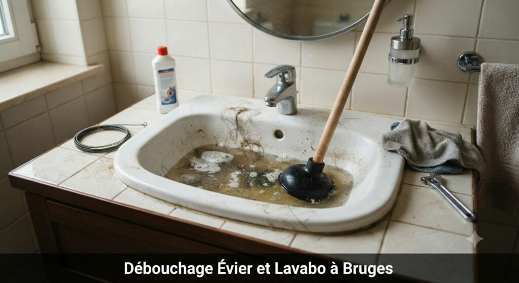 Débouchage évier et lavabo à Bruges (3) Débouchage évier et lavabo à Bruges
