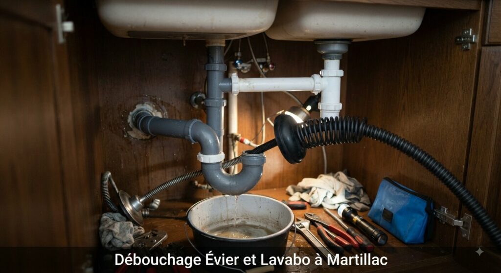 Débouchage évier et lavabo à Martillac (3) Débouchage évier et lavabo à Martillac