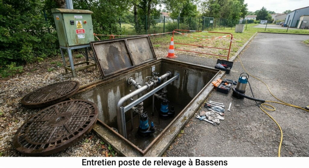 Entretien poste de relevage à Bassens (2) Entretien poste de relevage à Bassens