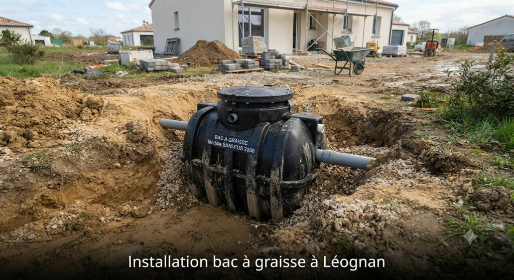 Installation bac à graisse à Léognan (2) Installation bac à graisse à Léognan